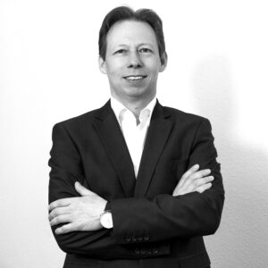 Schwarz Weißes Portraitfoto von Holger Rohde